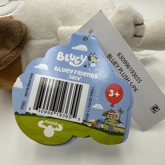 Bluey and Friends 7" Jack the Jack Russel Plush / NWT - Picture 8 of 9